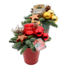 Kerstarrangementen €8,00